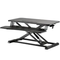STAND DE ESCRITORIO EWENT EW1545 AJUSTABLE EN ALTURA Y CON BANDEJA PARA TECLADO