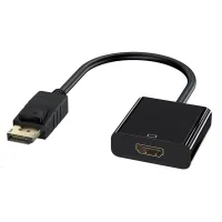 CABLE DISPLAYPORT A HDMI EWENT 0.15M/ MACHO-HEMBRA/ NEGRO