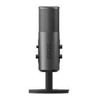 MICROFONO STREAMING EPOS B20 GRIS USB TIPO C/ JACK 3.5MM / INCLUYE SOPORTE / 48KHZ