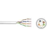 BOBINA  CABLE DE RED EWENT EW-MAT-6U-R-305/S CAT 6 U/UTP AWG23/1 CCA 305MT RIGIDO