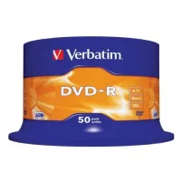 VERBATIM DVD-R 4.7GB 16X TARRINA 50 UNDS IMPRIMIBLE