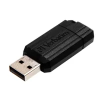 MEMORIA USB 2.0 VERBATIM PINSTRIPE 16GB NEGRO