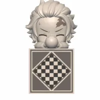 FIGURA GOOD SMILE COMPANY HIKKAKE KIMETSU NO YAIBA DEMON SLAYER TANJIRO KAMADO VERSION C
