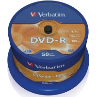 VERBATIM DVD-R 4.7GB 16X TARRINA 50 UNIDADES ADVANCED AZO