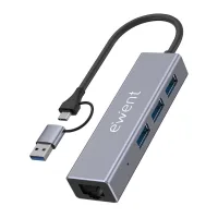 HUB EWENT EW1159 USB TIPO C / USB 3.2 4 EN 1