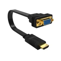 CABLE ADAPTADOR EWENT HDMI A VGA 20CM / MACHO - HEMBRA