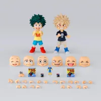 FIGURA TAMASHII NATIONS MY HERO ACADEMIA IZUKU MIDORIYA KATSUKI BAKUGO-Childhood Set-