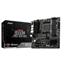 PLACA BASE MSI AMD B550M PRO-VDH WIFI AM4 / DDR4 X4 / MAX 128GB / 3200MHZ / DISPLAY PORT / HDMI / D-SUB / MATX