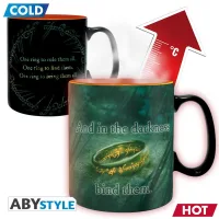 TAZA TERMICA ABYSTYLE EL SEÑOR DE LOS ANILLOS SAURON 460ML