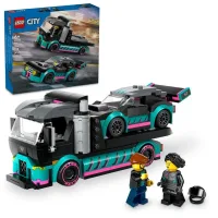 LEGO CITY COCHE DE CARRERAS Y CAMION DE TRANSPORTE
