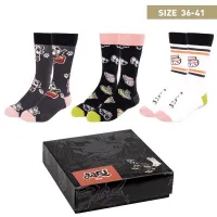 Pack Calcetines 3 Piezas Otaku Talla 36 - 41