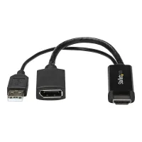 CONVERSOR HDMI/USB TIPO A A DISPLAYPORT STARTECH/ MACHO-HEMBRA/ NEGRO