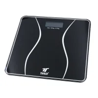 BASCULA DE BAÑO THULOS TH-BD119 NEGRO CARGA MAXIMA 180KG