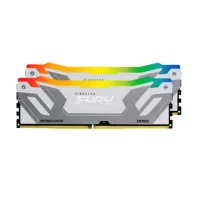MEMORIA RAM DDR5 48GB 2X24GB KINGSTON / 8400MT/S / FURY RENEGADE RGB / CL40 / BLANCA/PLATA