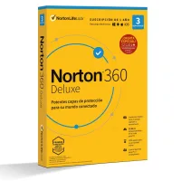 ANTIVIRUS NORTON DELUXE 25GB ESPAÑOL 1 USUARIO 3 DISPOSITIVOS 1 AÑO EN CAJA RSP MM GUM