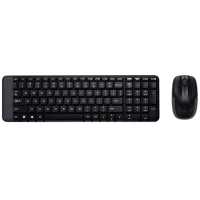 TECLADO + MOUSE LOGITECH MK220 WIRELESS INALAMBRICO NEGRO PORTUGUES