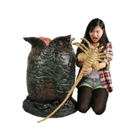 REPLICA NECA ALIEN HUEVO Y FACEHUGGER LATEX Y GOMAESPUMA 91 CM LIFE SIZE CON LUCES LED ALIEN