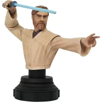 FIGURA BUSTO DIAMOND SELECT TOYS STAR WARS THE CLONE WARS OBI WAN 1/7 ESCALA 15 CM RESINA