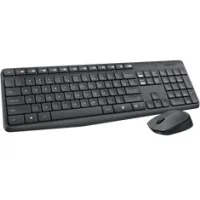 TECLADO + MOUSE LOGITECH MK235 WIRELESS INALAMBRICO RESISTENTE A SALPICADURAS