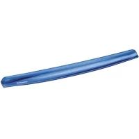REPOSAMUÑECAS PARA TECLADO FELLOWES GEL CRYSTAL AZUL