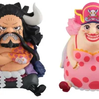 SET FIGURAS MEGAHOUSE LOOKUP ONE PIECE KAIDO THE BEAST & BIG MOM