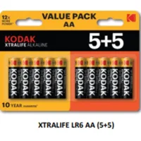 BLISTER PILAS KODAK ALCALINA XTRALIFE AA LR6/ BLISTER 5+5