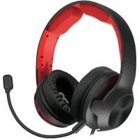 AURICULARES GAMING HORI PRO PARA NINTENDO SWITCH JACK 3.5MM NEGRO/ROJO