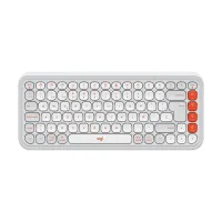 TECLADO LOGITECH POP ICON KEYS INALAMBRICO BLANCO/NARANJA
