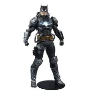 FIGURA MCFARLANE TOYS DC MULTIVERSE BATMAN HAZMAT SUIT GOLD ETIQUETA LUZ LOGO BATMAN