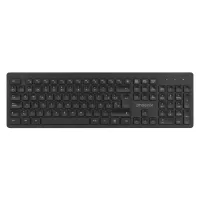 Teclado Inalambrico QWERTY Phoenix K200 Negro Delgado