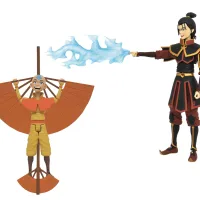 SURTIDO FIGURAS DIAMOND COLLECTION AVATAR THE LAST AIRBENDER AANG & AZULA 6 UNIDADES ACTION FIGURES SERIES 2 18 CM         