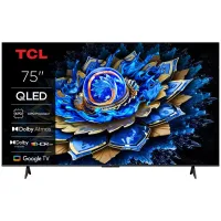TV TCL 75" QLED 4K UHD/ 75T69C/ GOOGLE TV