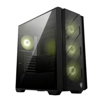 CAJA ORDENADOR GAMING MSI MAG FORGE 330R AIRFLOW ATX CRISTAL TEMPLADO NEGRA