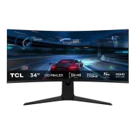 MONITOR MINILED GAMING TCL 34" 34R83Q CURVO/ VA/ UWQHD/ DP/ HDMI/ 170HZ/ 1MS