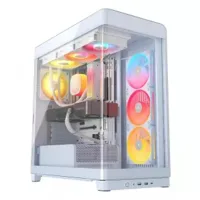 CAJA ORDENADOR CORSAIR FRAME 4500X LX-R RGB ATX CRISTAL TEMPLADO BLANCA