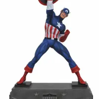 FIGURA DIAMOND COLLECTION MARVEL AVENGERS CAPITAN AMERICA ESTATUA RESINA 30 CM PREMIER COLLECTION