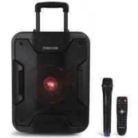 ALTAVOZ PORTATIL FONESTAR CALIFORNIA 200W / JACK / AUXILIAR / FUNCION KARAOKE / BLUETOOTH / USB / MP3 / RADIO FM / MICROFONO