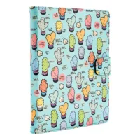 FUNDA UNIVERSAL ROTATORY 360º SILVER HT PARA TABLET 9-10.1" CACTOOS GREEN METAL