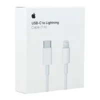 CABLE ORIGINAL APPLE IPHONE USB TIPO C A LIGHTNING / 1M /MM0A3ZM/A / BLANCO