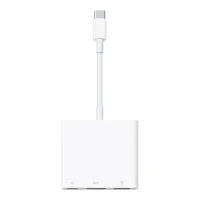ADAPTADOR USB TIPO C A HDMI/USB TIPO A/USB TIPO C APPLE MACHO-HEMBRA/ BLANCO