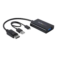 ADAPTADOR DISPLAYPORT A VGA STARTECH 0.184M/ MACHO-HEMBRA/ NEGRO + CABLE MICRO USB TIPO B A USB TIPO A