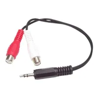 CABLE MINI JACK 3.5MM STARTECH 0.15M/ MACHO-HEMBRA