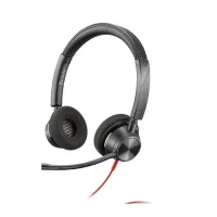 Auriculares Poly estéreo Blackwire 3325 con certificación Microsoft Teams USB-C + Adaptador USB-C/A