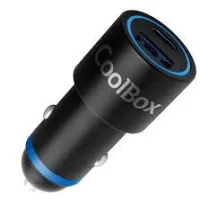 CARGADOR USB PARA COCHE COOLBOX 45W USB TIPO A/ USB TIPO C