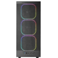 CAJA ORDENADOR MARS GAMING MCNEBULA ATX ARGB CRISTAL TEMPLADO NEGRO
