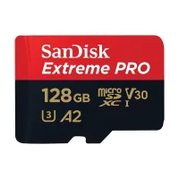 TARJETA MEMORIA MICRO SECURE DIGITAL 128GB SANDISK EXTREME PRO CLASE 10 UHS-I U3 + ADAPTADOR