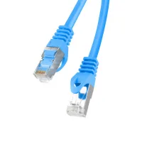 CABLE RED LANBERG LATIGUILLO CAT.6 FTP 1M AZUL FLUKE PASSED
