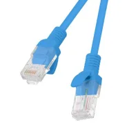 CABLE RED LANBERG LATIGUILLO CAT.6 U/UTP 1.5M AZUL FLUKE PASSED