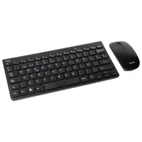 TECLADO + RATON TOOQ TQKMW-3101-B RF INALAMBRICO NEGRO COMPACTO