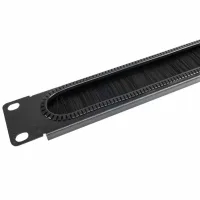 PANEL PASACABLE ENTRADA CABLES CON CEPILLO PARA ARMARIO RACK 19"